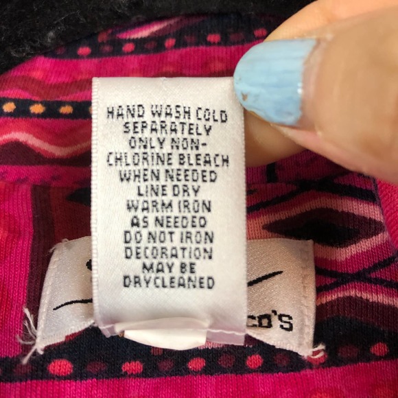 Spa by Chico's Jacket Womens 2 Large Full Zip Art To Wear Abstract Pink Colorful - Picture 10 of 12